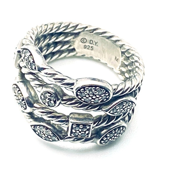 David Yurman Confetti Ring with Diamonds - Picture 7 of 9